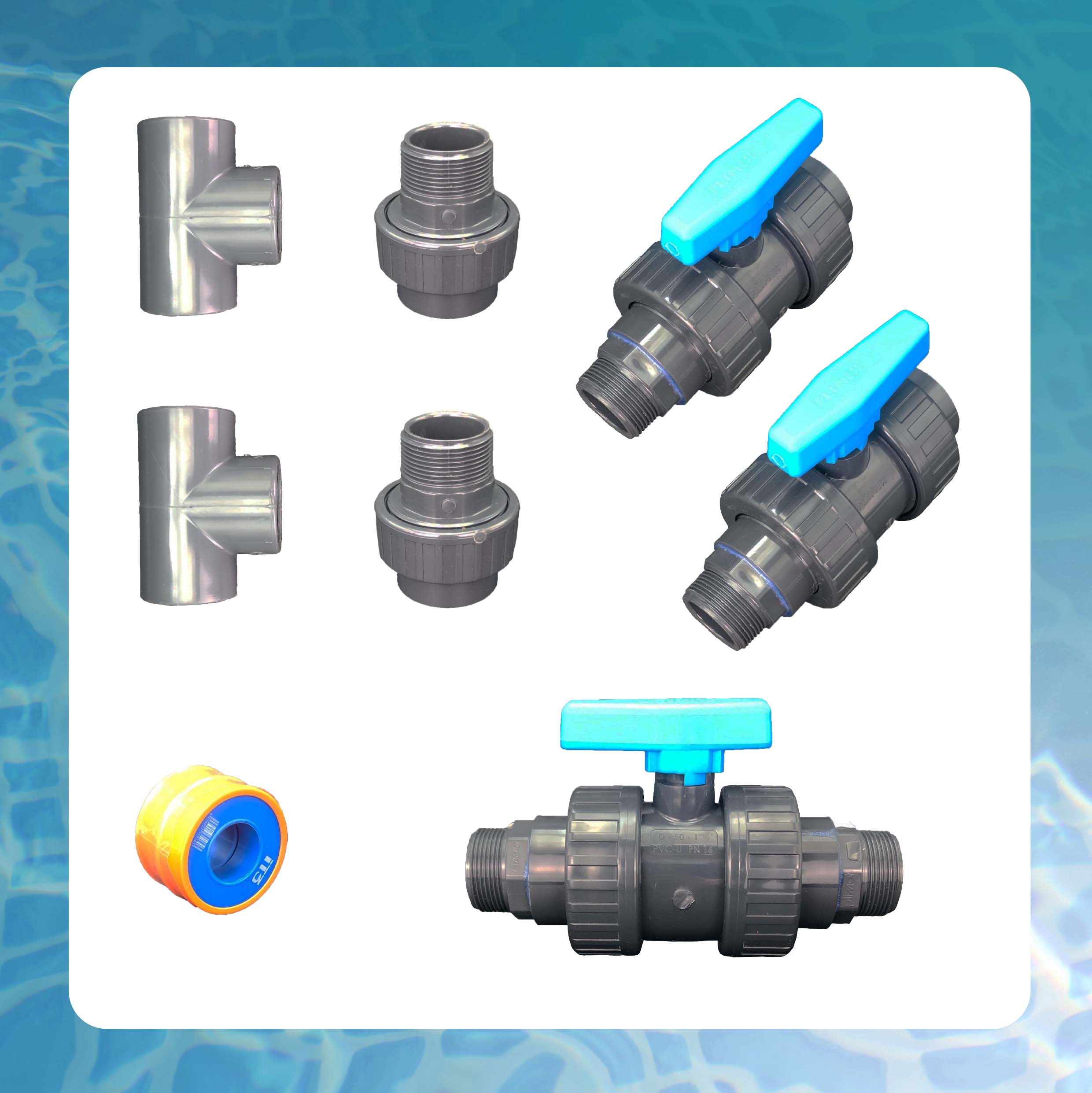 Aqualux Kit by-Pass 50 pour Pompe à Chaleur 