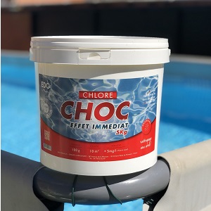 Chlore Choc Piscine - Granulés - Seau 5 kg - Chlore Rapide Effet Immediat -  EDG